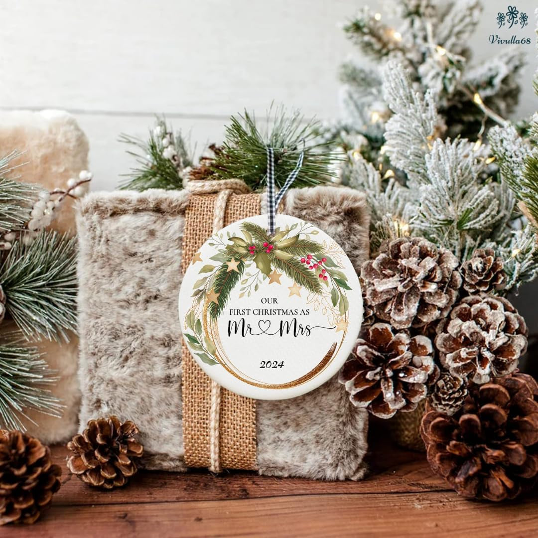 New Home Ornament 2024 – Perfect House Warming Gifts New Home, Couple & Family Christmas Decor, First Home Presents for Women, Men, New Home Gift Ideas, First Christmas in My New Home Ornament 2024