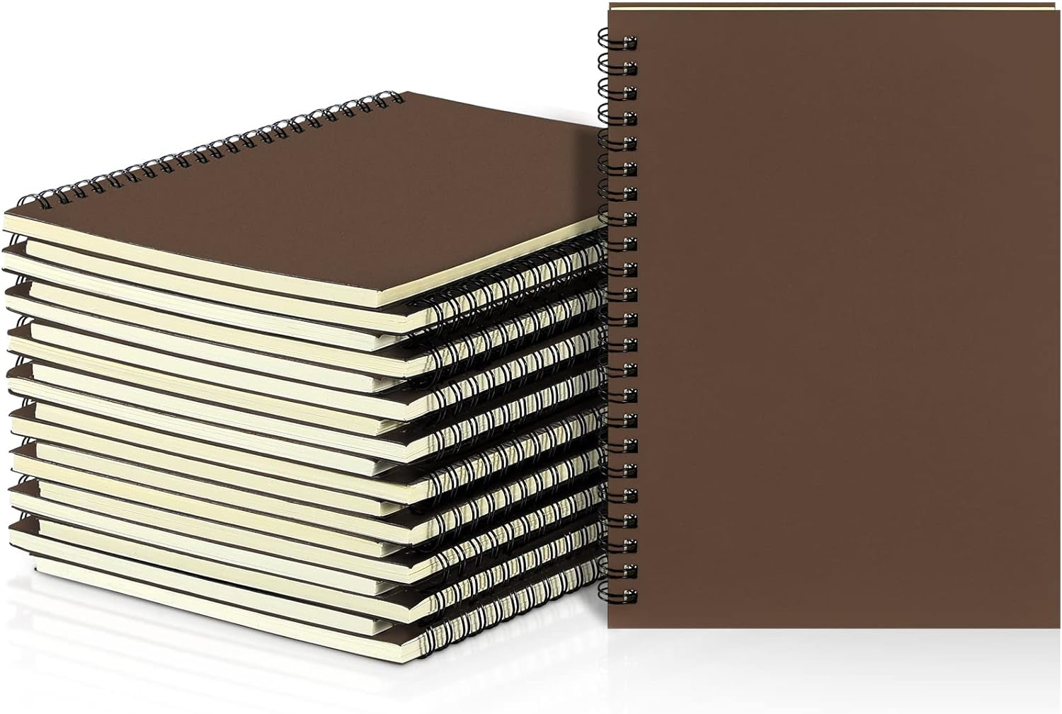 Spiral Notebook Bulk A5 College Ruled Journals Notebooks Lined 8.3 X 5.5 Inch Note Books Composition Writing Thick Paper Notebook for Office Business School Gifts Supplies(Multi Color, 18 Pcs)