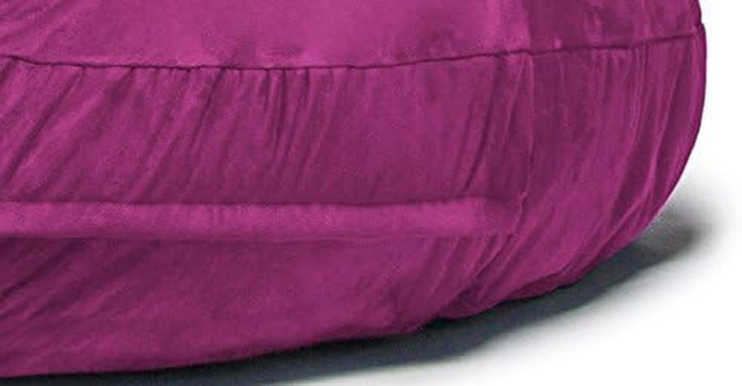 Cocoon Jr. Kids Bean Microsuede Bag, 4', Fuchsia