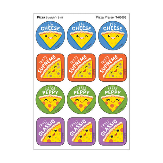 Pizza Praise, Pizza Scent Scratch 'n Sniff Stinky Stickers®, Pack of 48