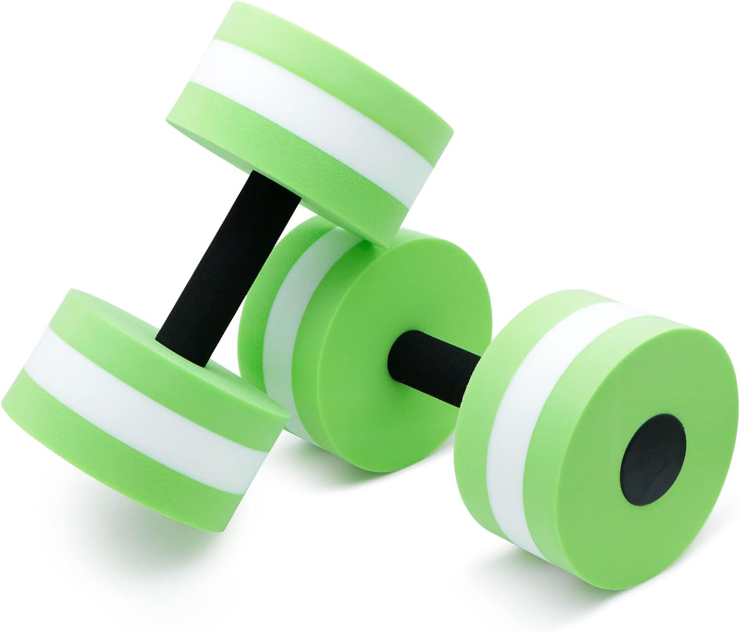 Aquatic Exercise Dumbbells - Set of 2 for Water Aerobics Fitness and Pool Exercises