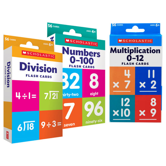 Flash Cards: Math Set 2, 3 Sets