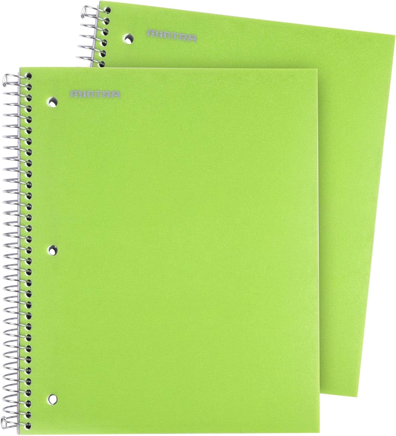 Office Durable Spiral Notebooks, 3 Subject (Ateal, Purple, White, College Ruled 3Pk)