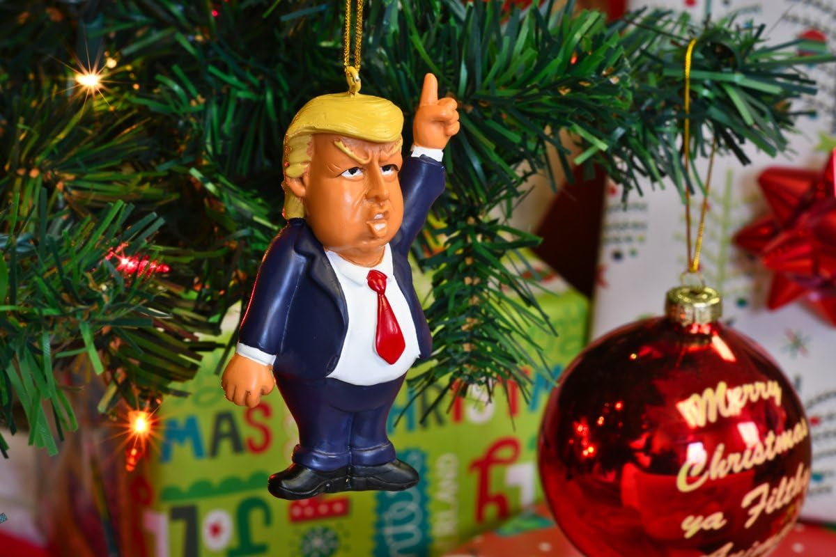 Donald Trump Christmas Ornament