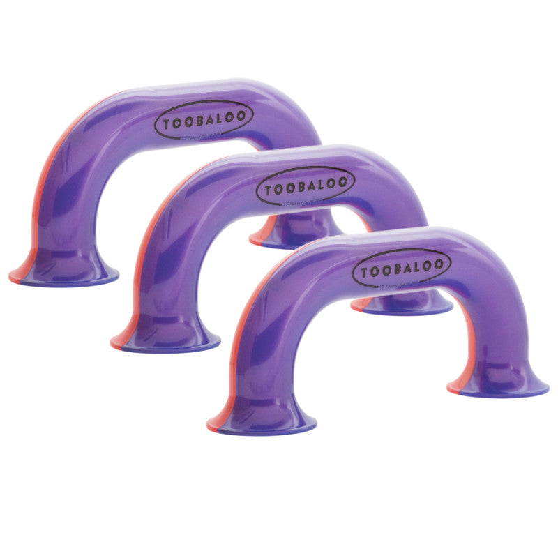 Toobaloo® Auditory Feedback Educational Tool, Red/Purple, Pack of 3