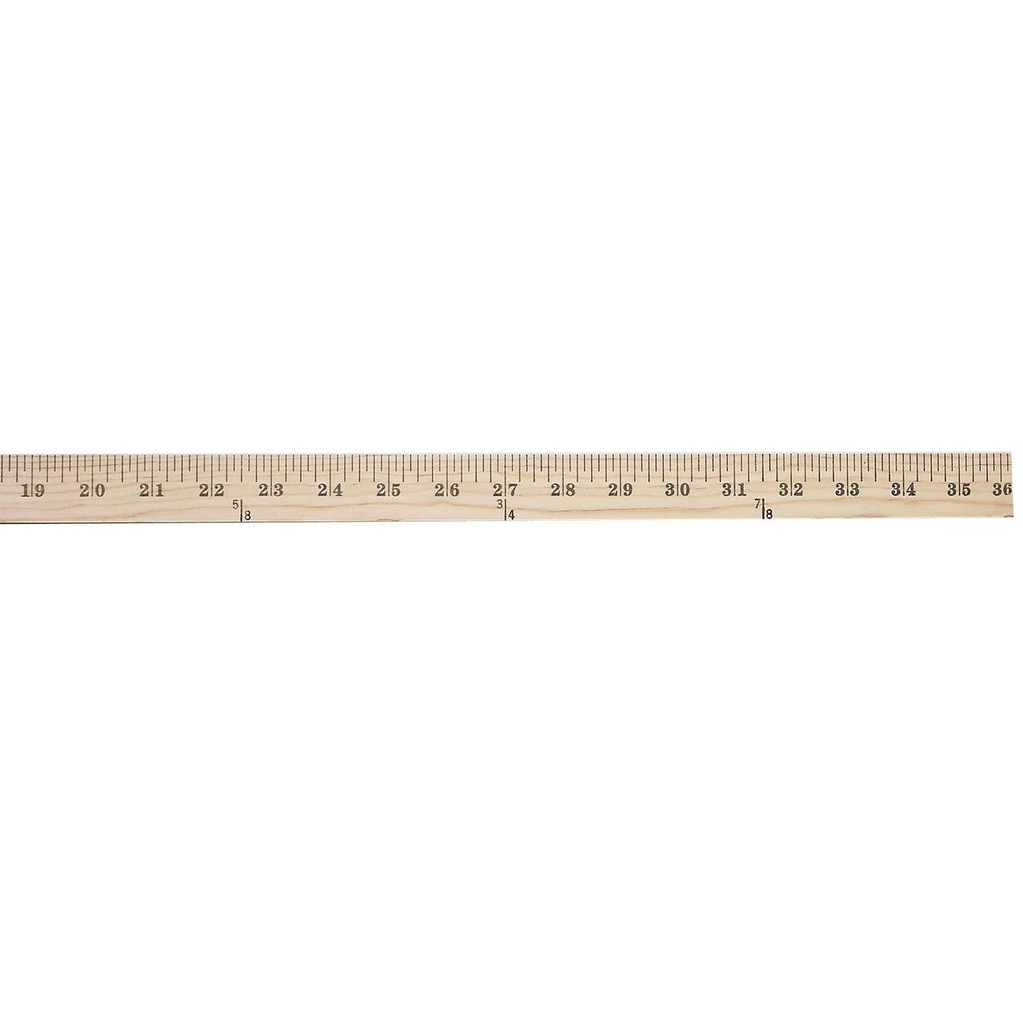 Wood Yardstick, 36", Pack of 6