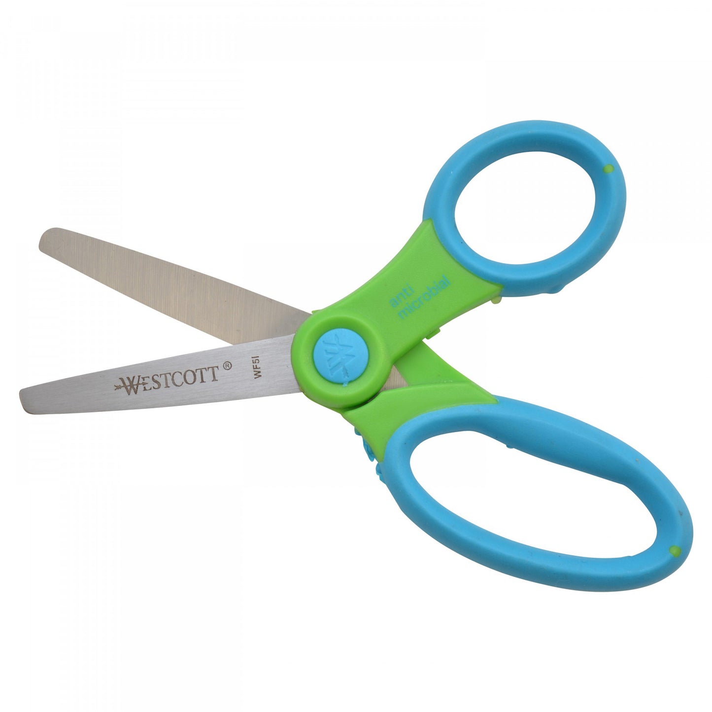 5" Anti-Microbial Kids Scissors, Blunt, Assorted Colors (No Color Choice), Pack of 6