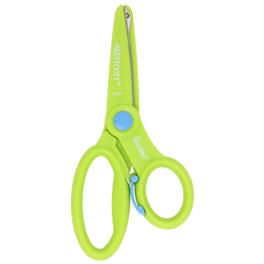 Preschool Training Scissors, 5", Assorted Colors (No Color Choice), Pack of 6