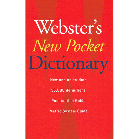 Webster's New Pocket Dictionary, Pack of 6