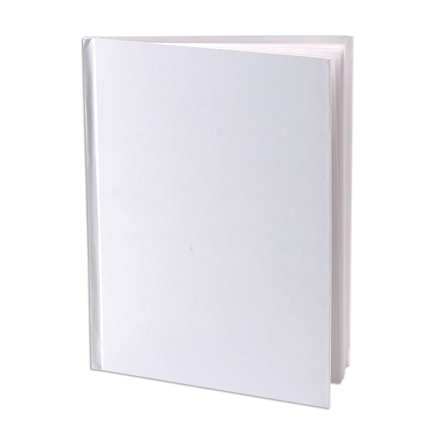 Hardcover Blank Book 6" x 8" Portrait, White, Pack of 10