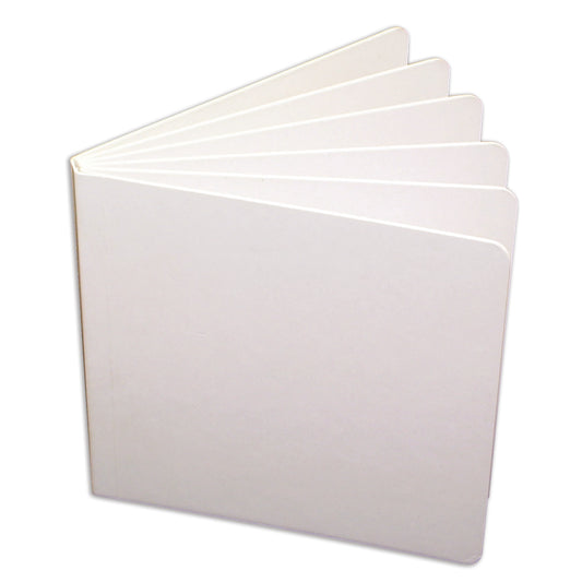 Blank Chunky Board Book, 5" x 5", White, Pack of 10