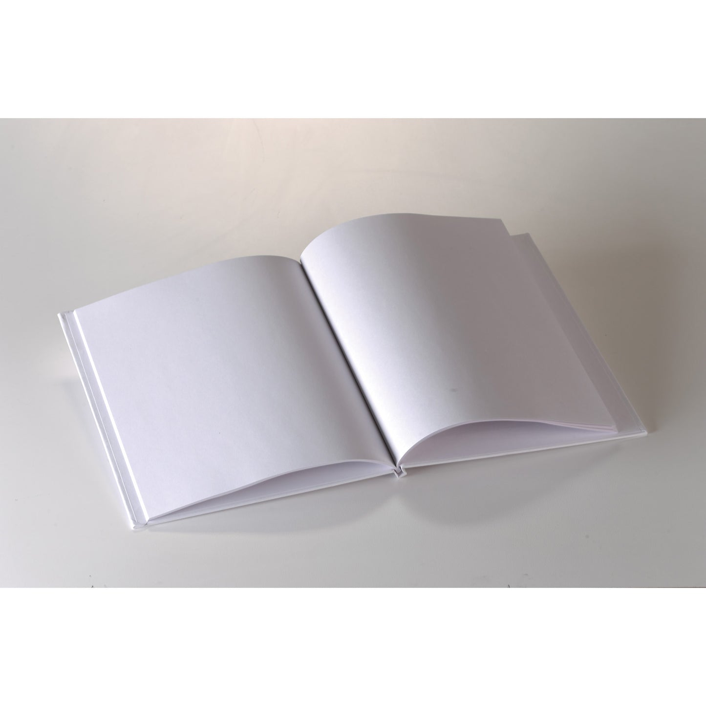 Big Hardcover Blank Book, 8.5" x 11" Portrait, White