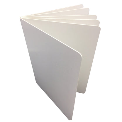 Blank Chunky Board Book, 6" x 8" Portrait, White, Pack of 6