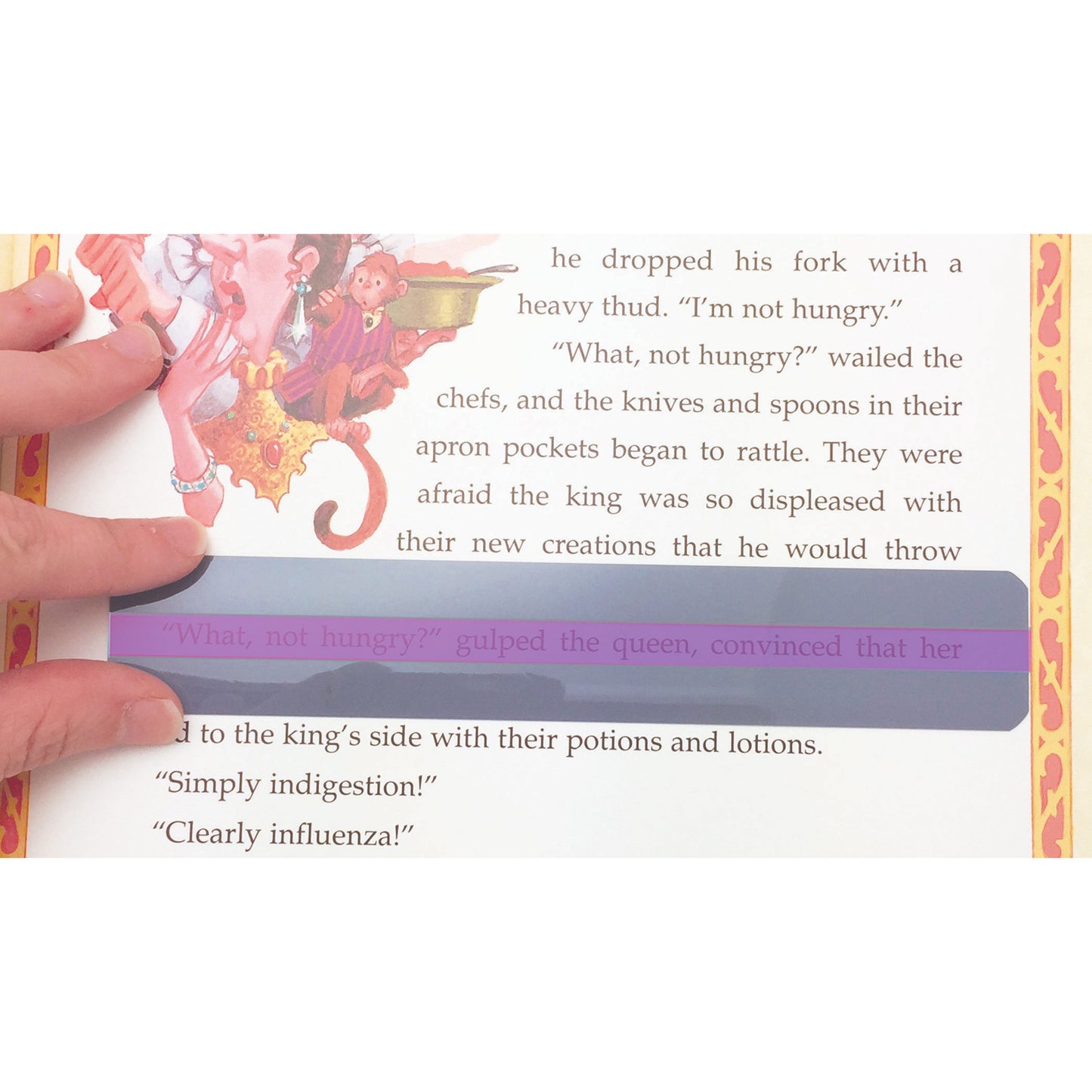 Sentence Strip Reading Guide, 1-1/4" x 7-1/4", Pink, Pack of 24