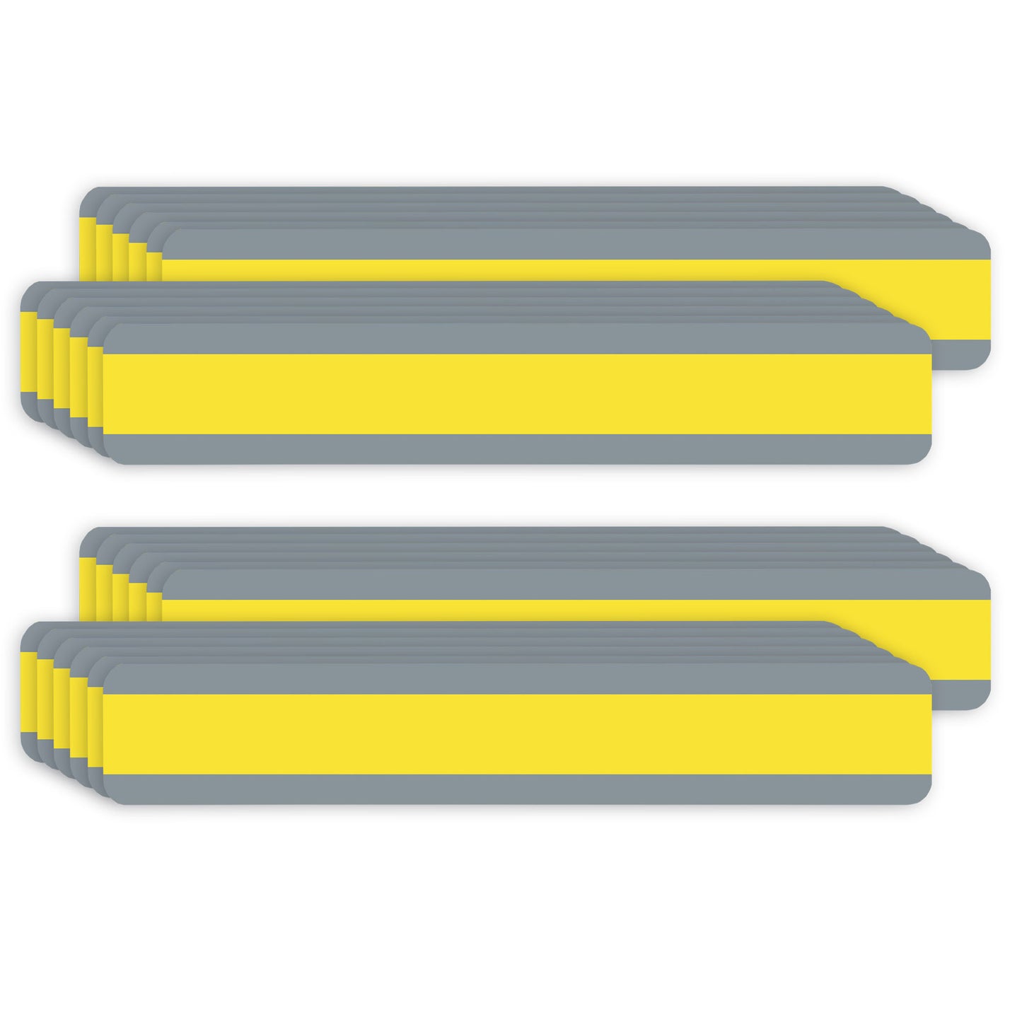 Double Wide Sentence Strip Reading Guide, 1-1/4" x 7-1/4", Yellow, 12 Per Pack, 2 Packs