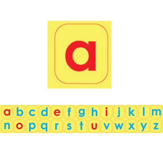 Die-Cut Magnetic Foam Lowercase Letters, 104 Pieces Per Pack, 3 Packs