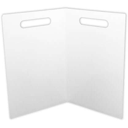 Folding Magnetic Center, White, Pack of 3