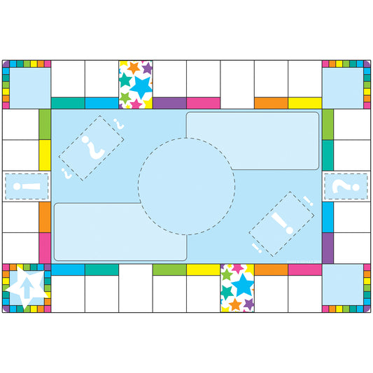 Smart Poly™ Chart, 13" x 19", Game Board Squares