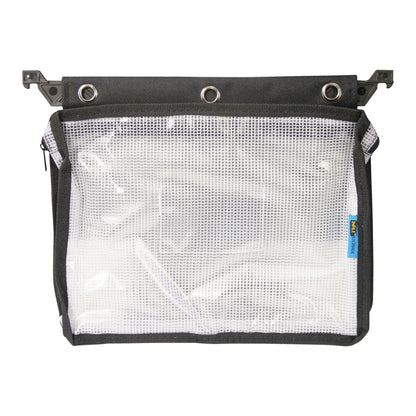 Expanding Zipper Pouch, Clear Mesh, Pack of 3