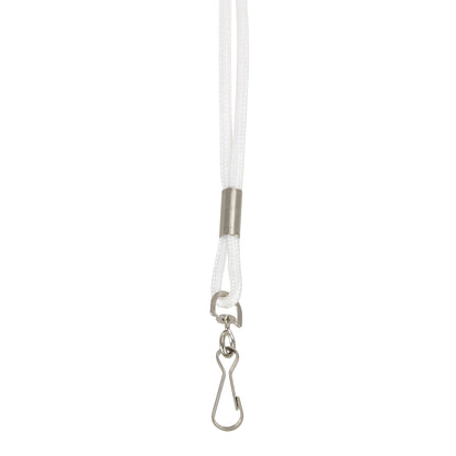 Standard Lanyard Hook Rope Style, White