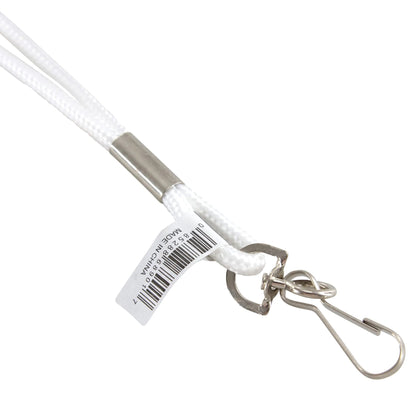 Standard Lanyard Hook Rope Style, White