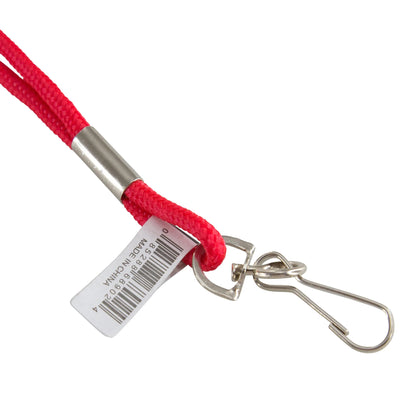 Standard Lanyard Hook Rope Style, Red