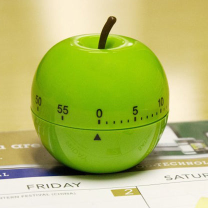 Apple-Shaped Timer, Green, Pack of 3