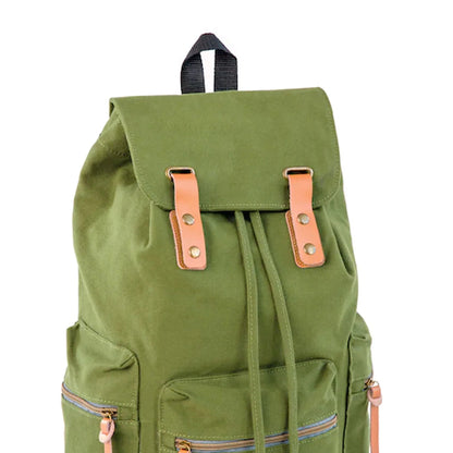 GUIDI Rucksack Backpack, 18", Green