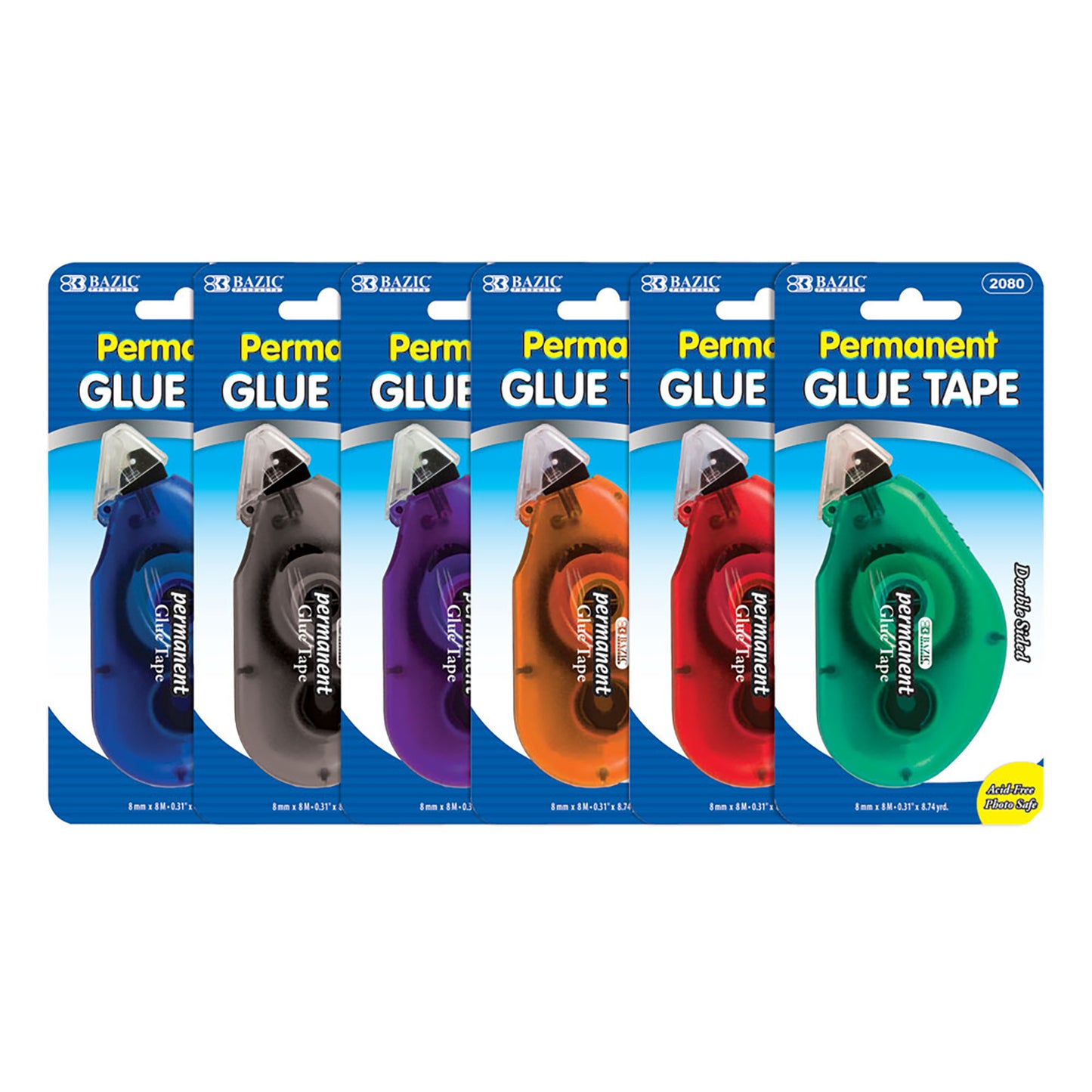 Permanent Glue Tape, 8mm x 8m, Single