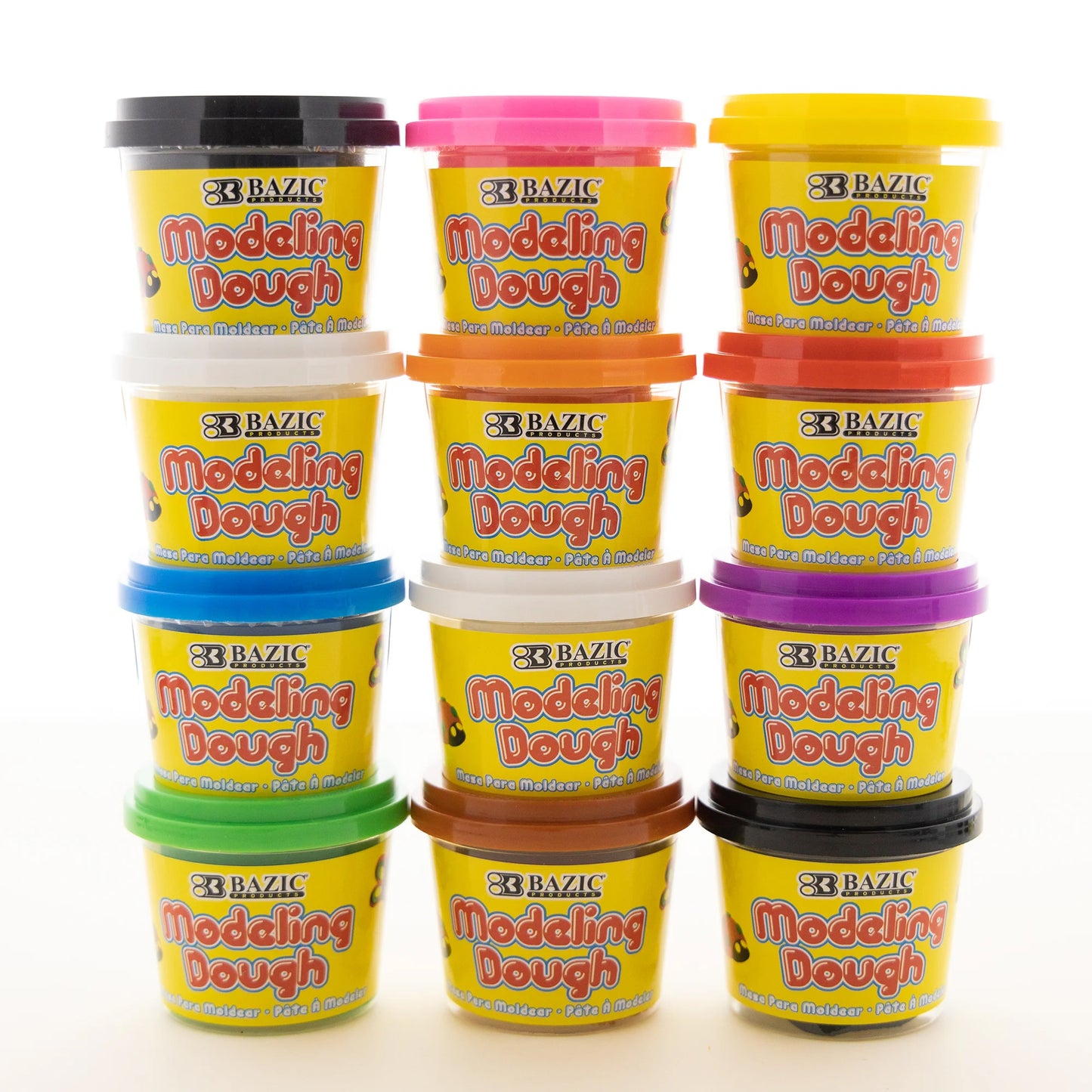 Primary Color Modeling Dough, 4 oz, 4 Per Pack, 6 Packs