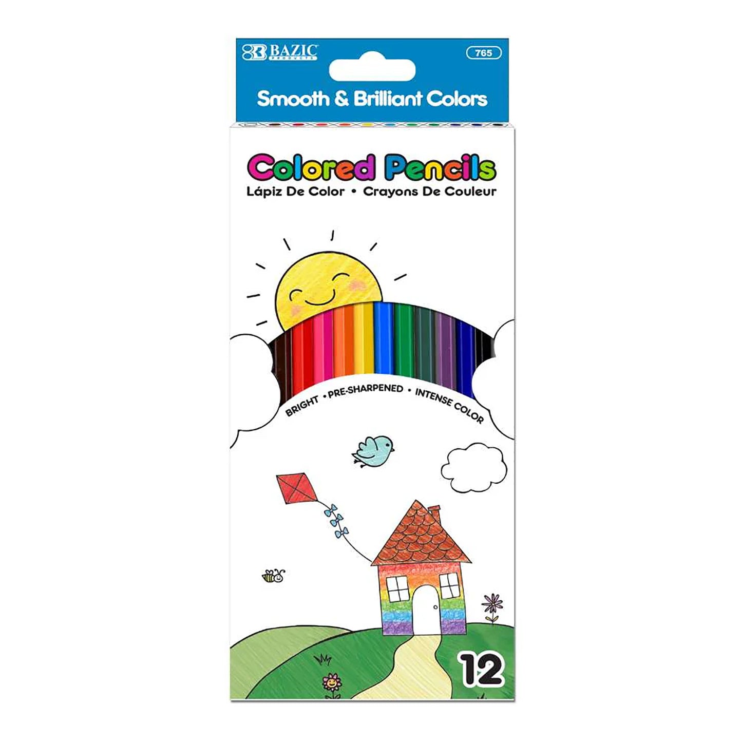 Colored Pencils, 12 Per Pack, 12 Packs