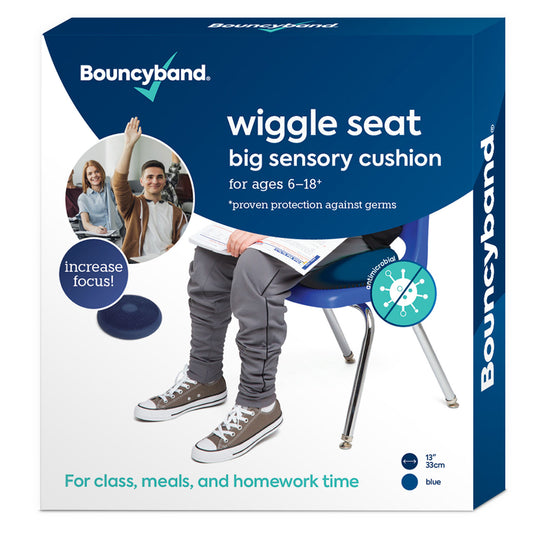 Antimicrobial Big Wiggle Seat Sensory Cushion: Ergonomic Comfort | For Ages 3-8 Years
