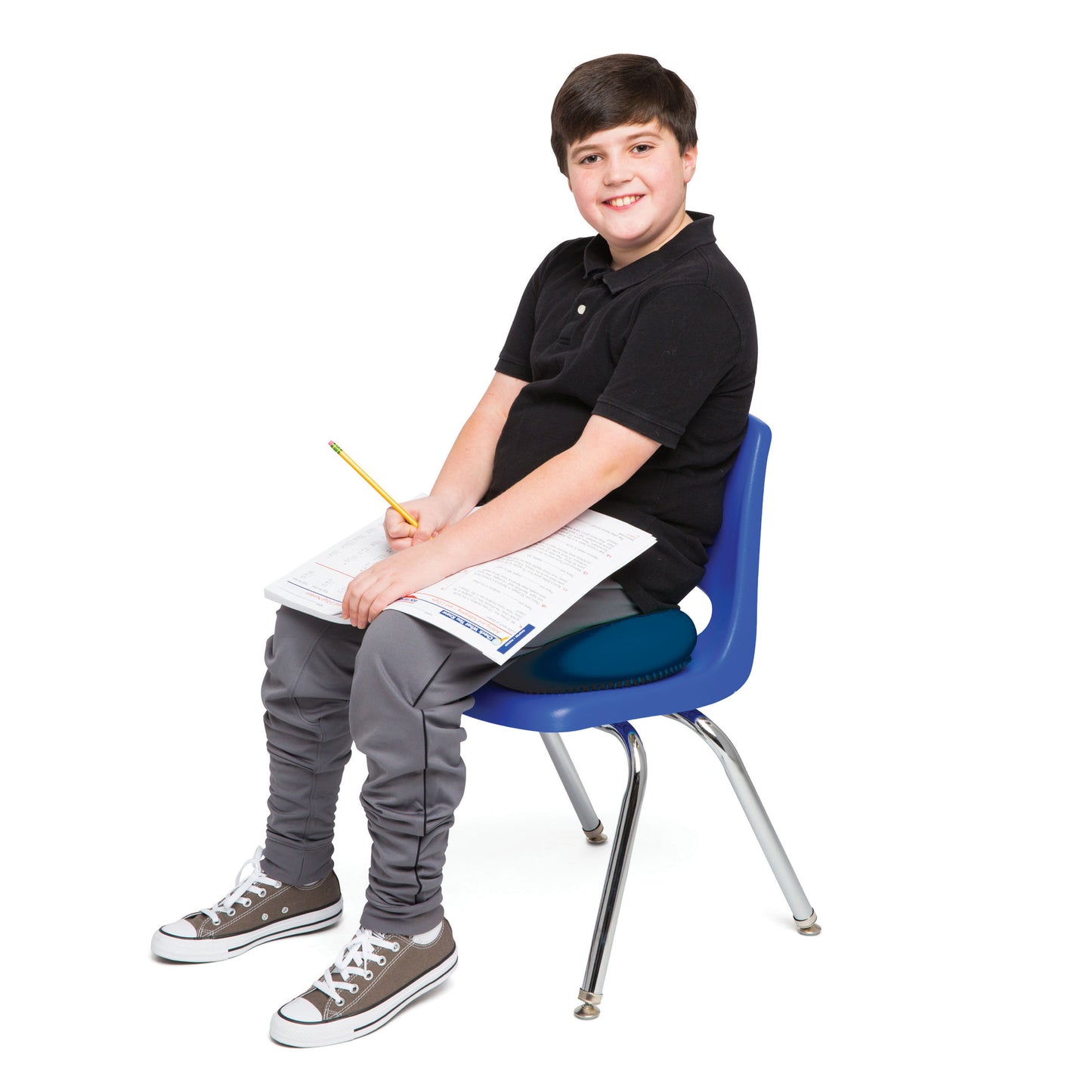 Antimicrobial Big Wiggle Seat Sensory Cushion: Ergonomic Comfort | For Ages 3-8 Years