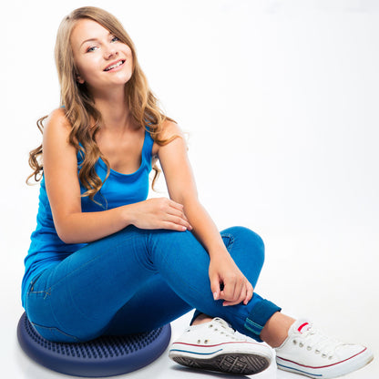 Antimicrobial Big Wiggle Seat Sensory Cushion: Ergonomic Comfort | For Ages 3-8 Years