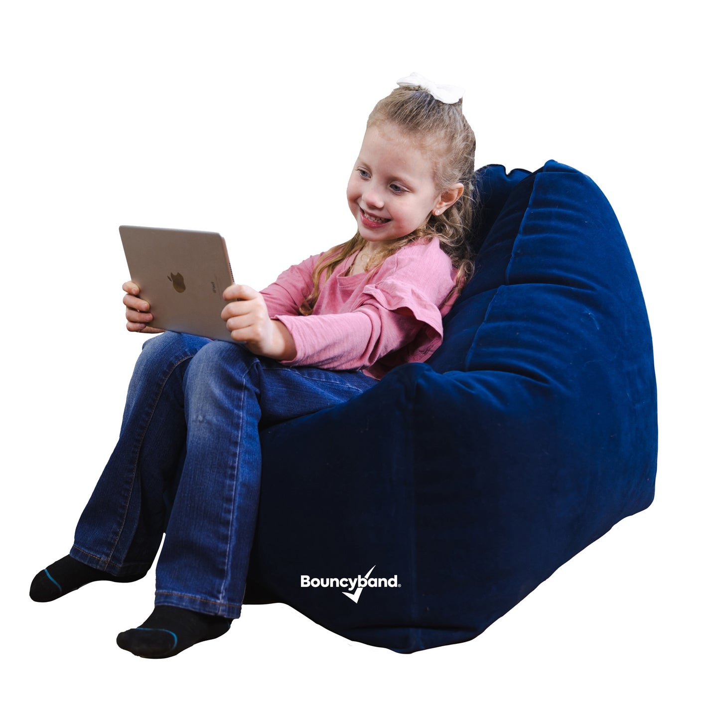 Comfy Cozy Peapod Inflatable Chair for Kids