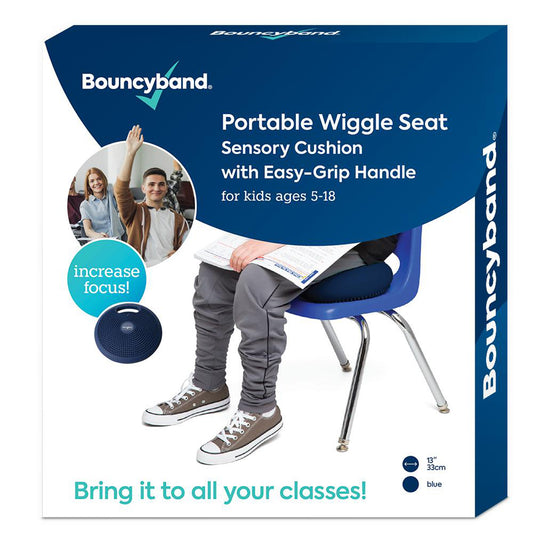 Portable Wiggle Seat Sensory Cushion, Blue