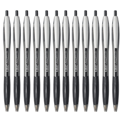 Glide™ Retractable Ball Pen, Medium Point (1.0 mm), Black, 12-Count