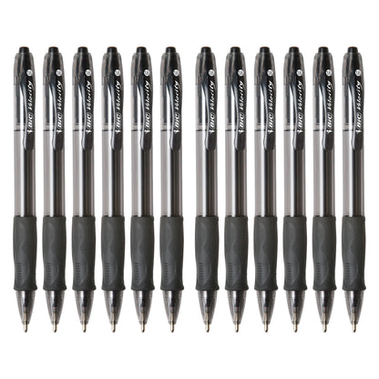Glide™ Bold Retractable Ball Point Pen, Bold Point (1.6mm), Black, 12-Count