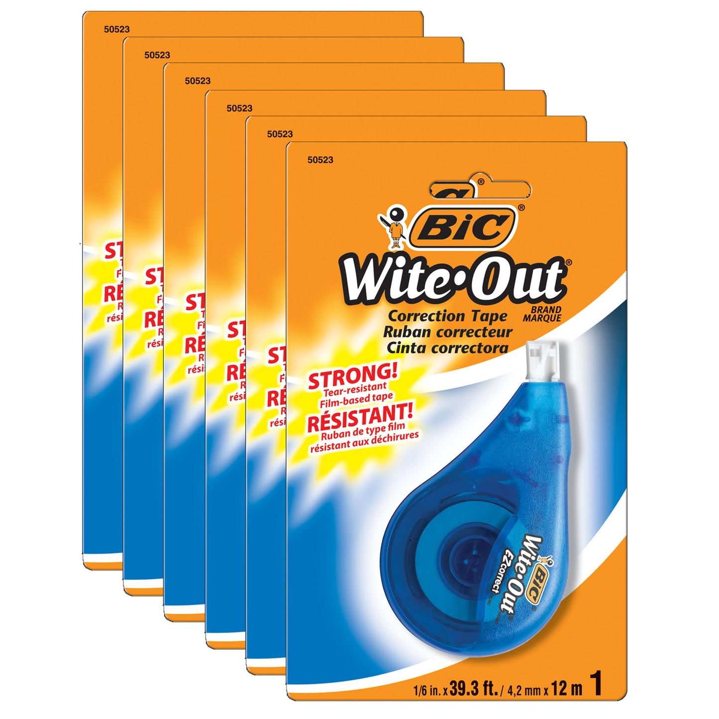 Wite-Out® EZ Correct® Correction Tape, Pack of 6