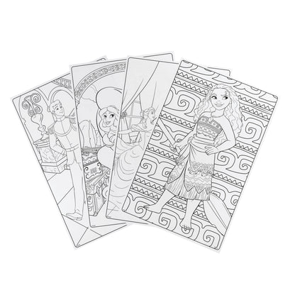 Giant Coloring Pages, 12" x 18", Princess, 18 Per Set, 4 Sets