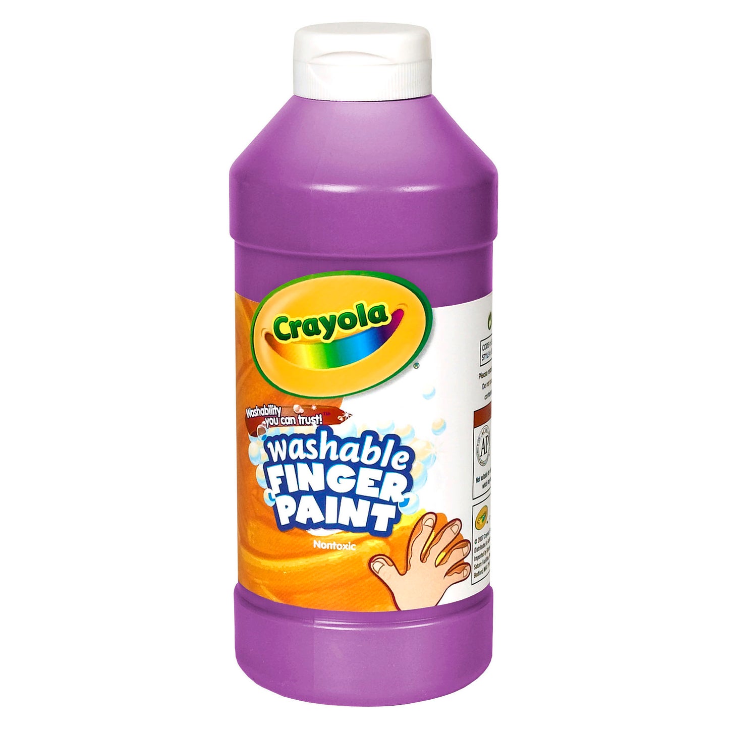 Washable Finger Paint, Violet, 16 oz. Bottle, Pack of 3