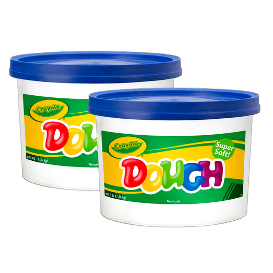 Crayola® Modeling Dough, Blue, 3 lbs, Set of 2 buckets