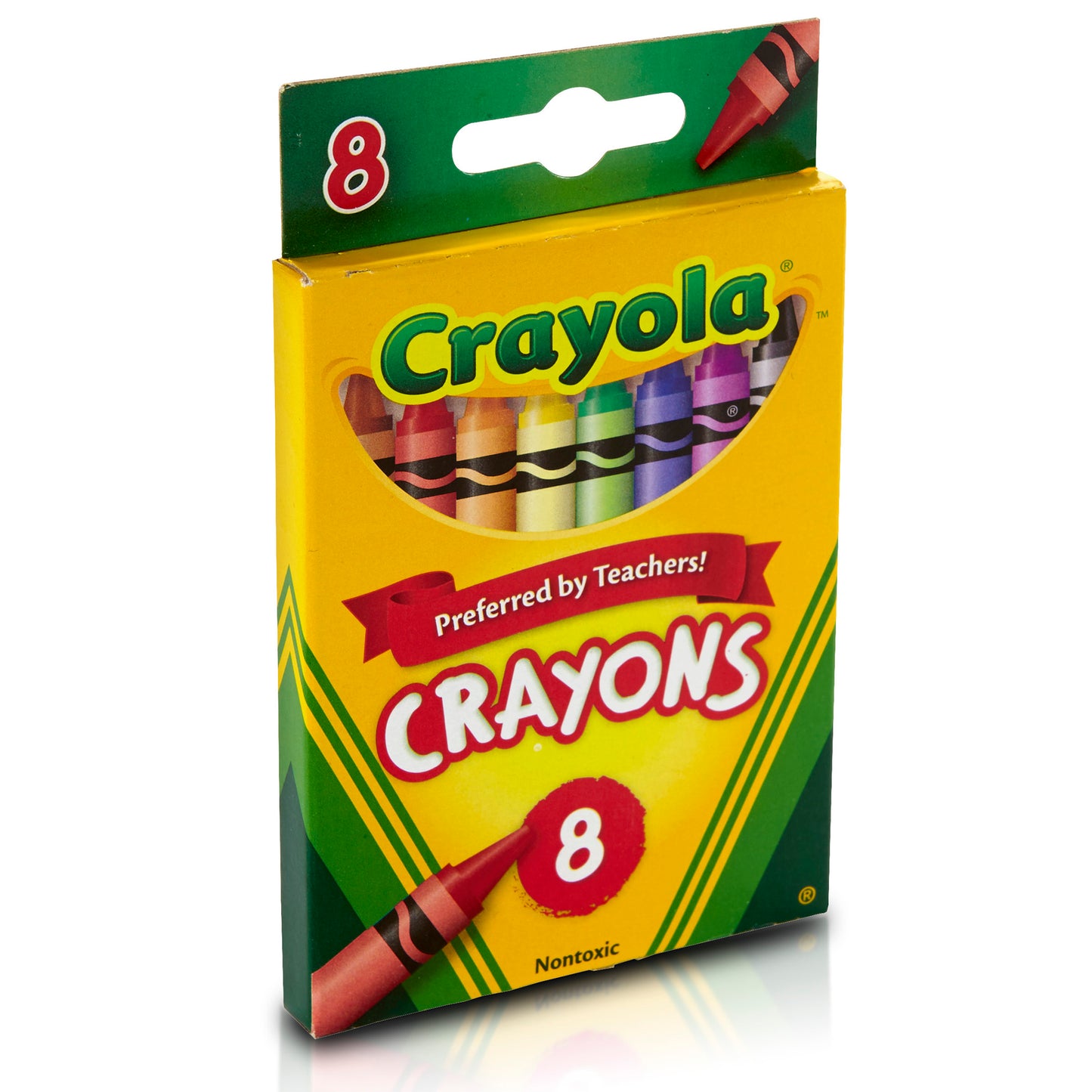 Crayola® Regular-Size Crayons, 8 Colors Per Box, 24 Boxes