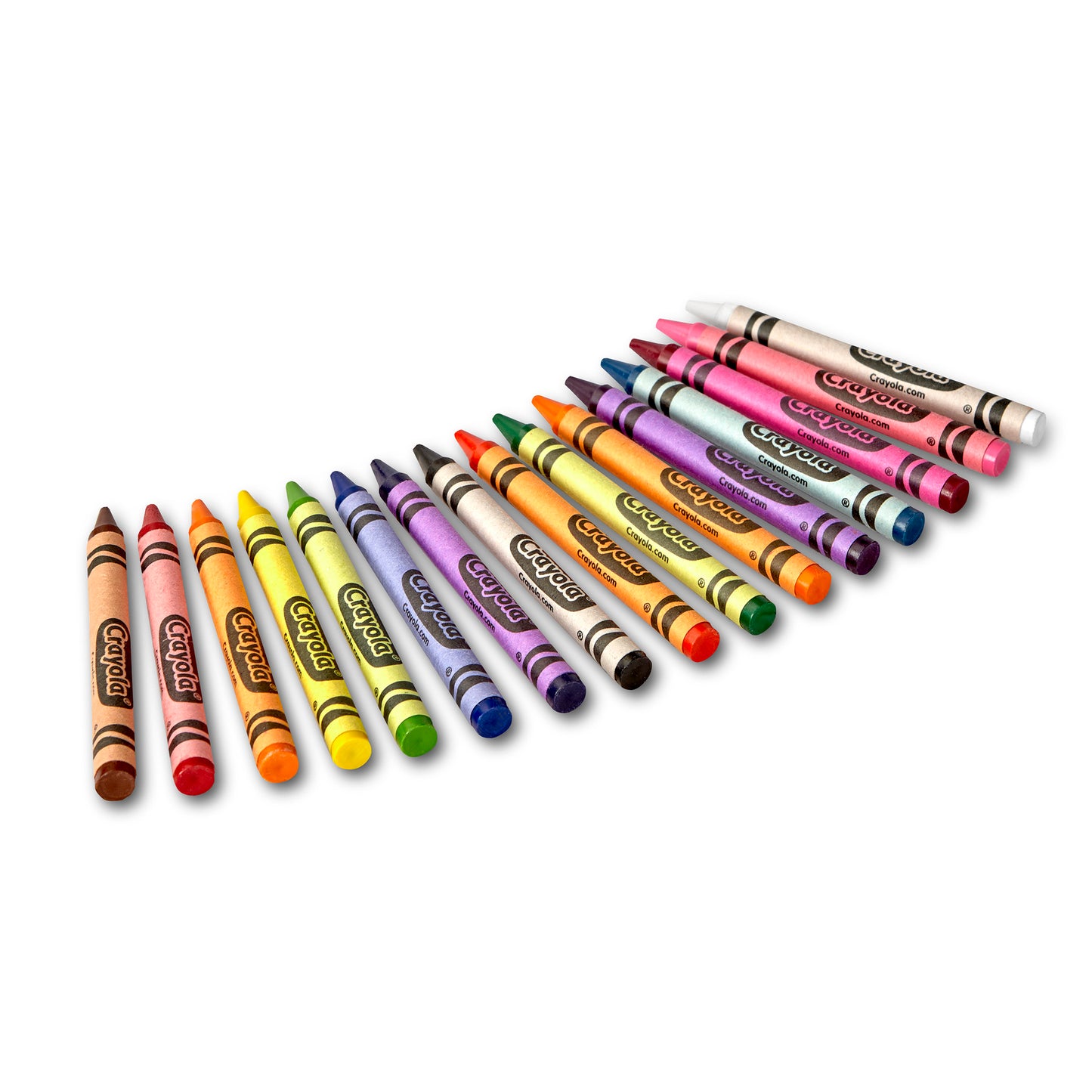 Crayons, Regular Size, 16 Per Box, 8 Boxes