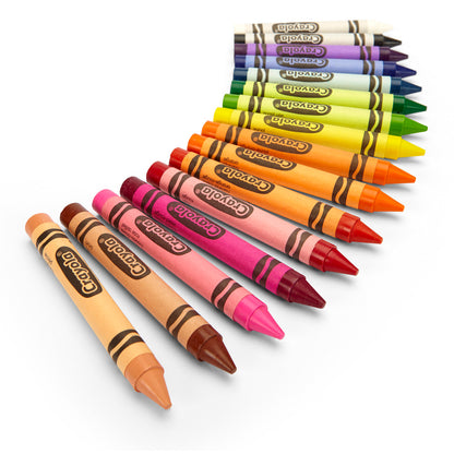 Large Crayons, Classic Colors, 16 Per Pack, 6 Packs