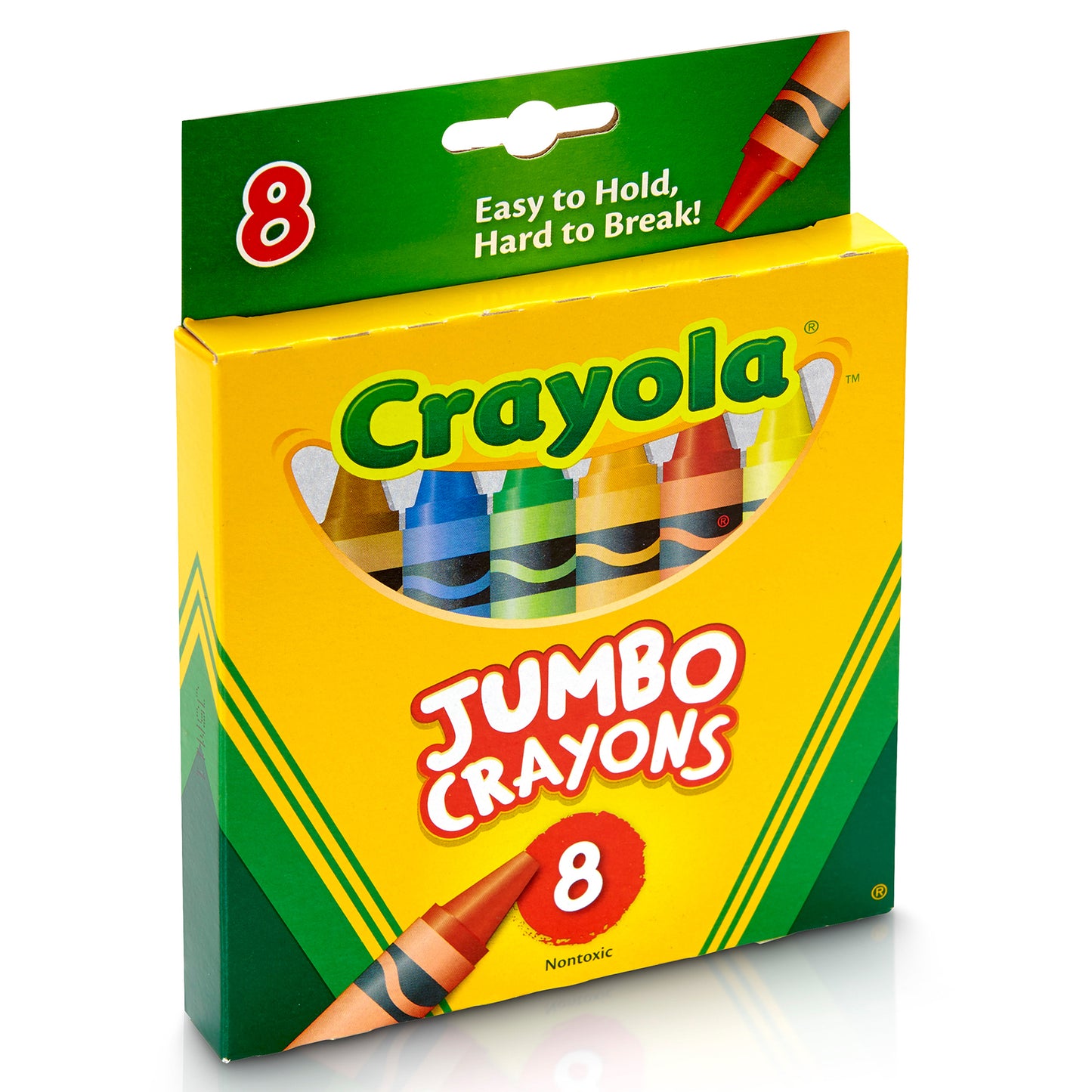 Jumbo Crayons, 8 Per Box, 6 Boxes