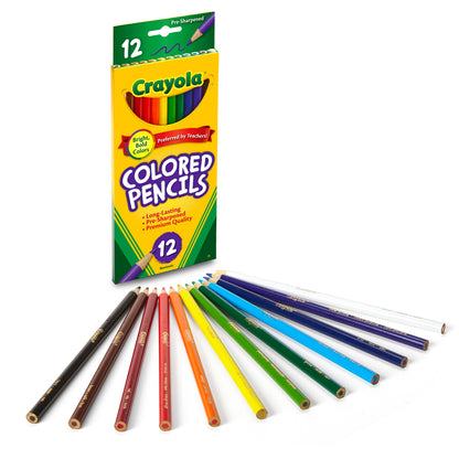 Colored Pencils, 12 Per Box, 12 Boxes