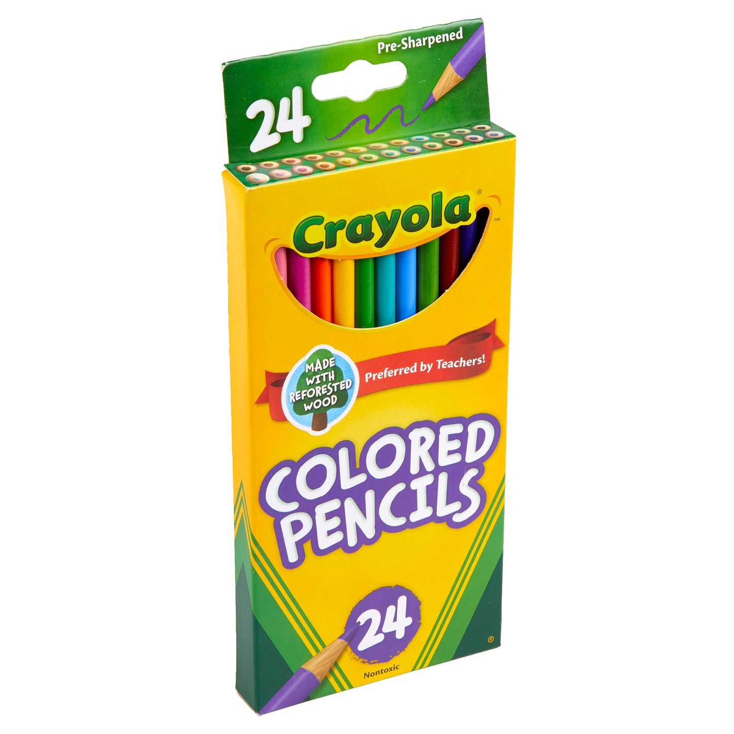 Colored Pencils, 24 Per Pack, 36 Packs