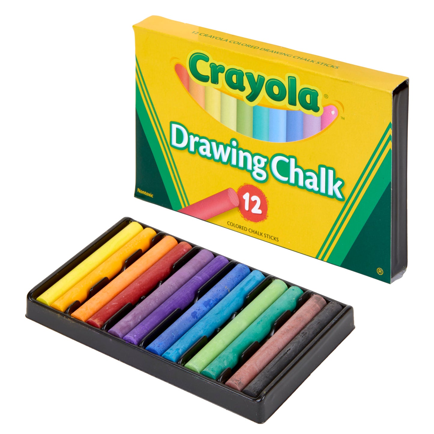 Crayola® Colored Drawing Chalk, 12 colors per box, Set of 6 boxes