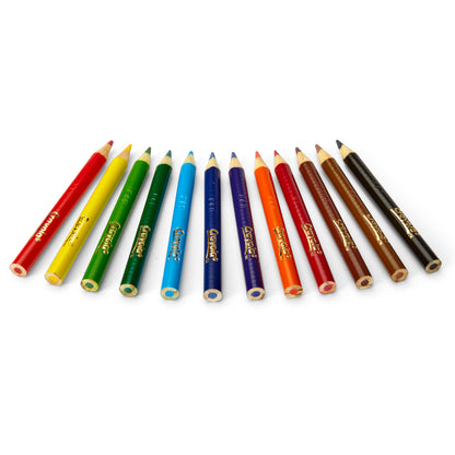 Short Colored Pencils,  Pack of 12